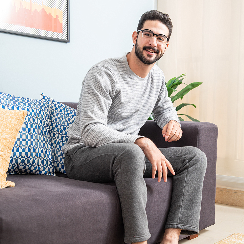 بيجاما ميلتون رجالي تيشيرت مقلم