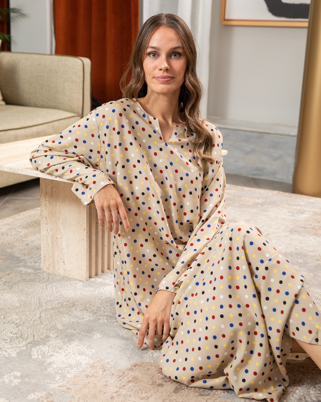 Viscose shirt with sleeves 45