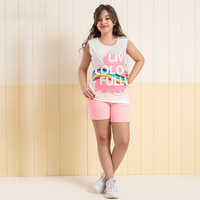 LIVE COLORGirls' pajamas, shorts and sleeves