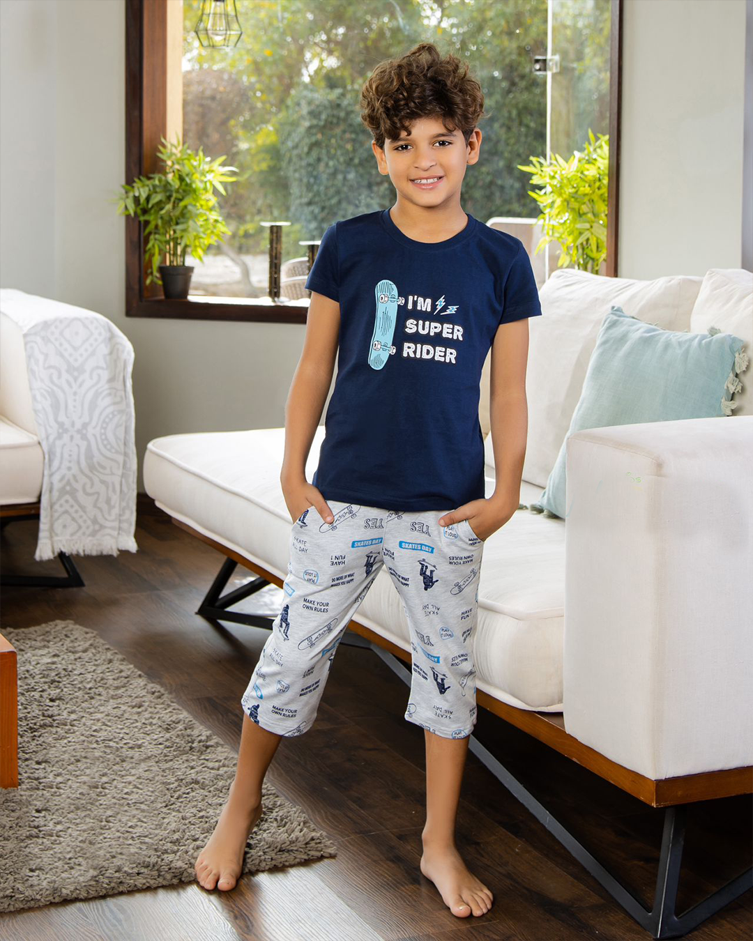 SUPER RIDER  boys pajamas