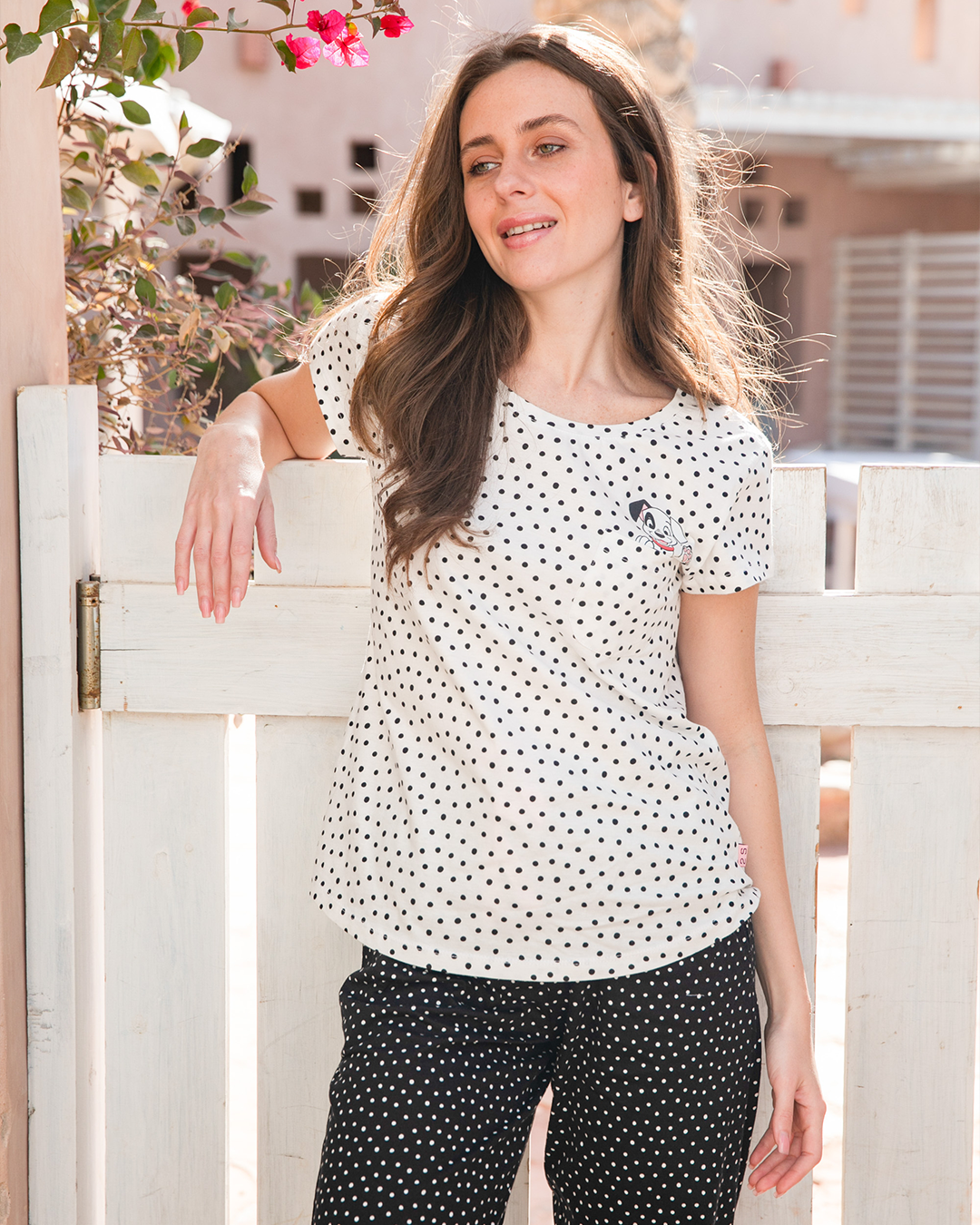 101 Dalmatians Women's Polka Dot Pajamas