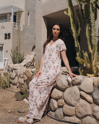 نص كم ورد طويلV قميص حريمي