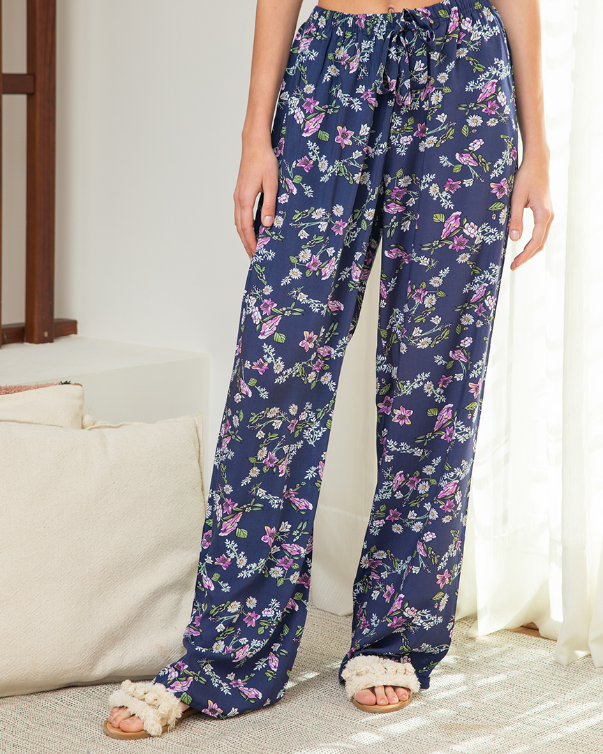 بنطلون فسكوز حريمي زهور