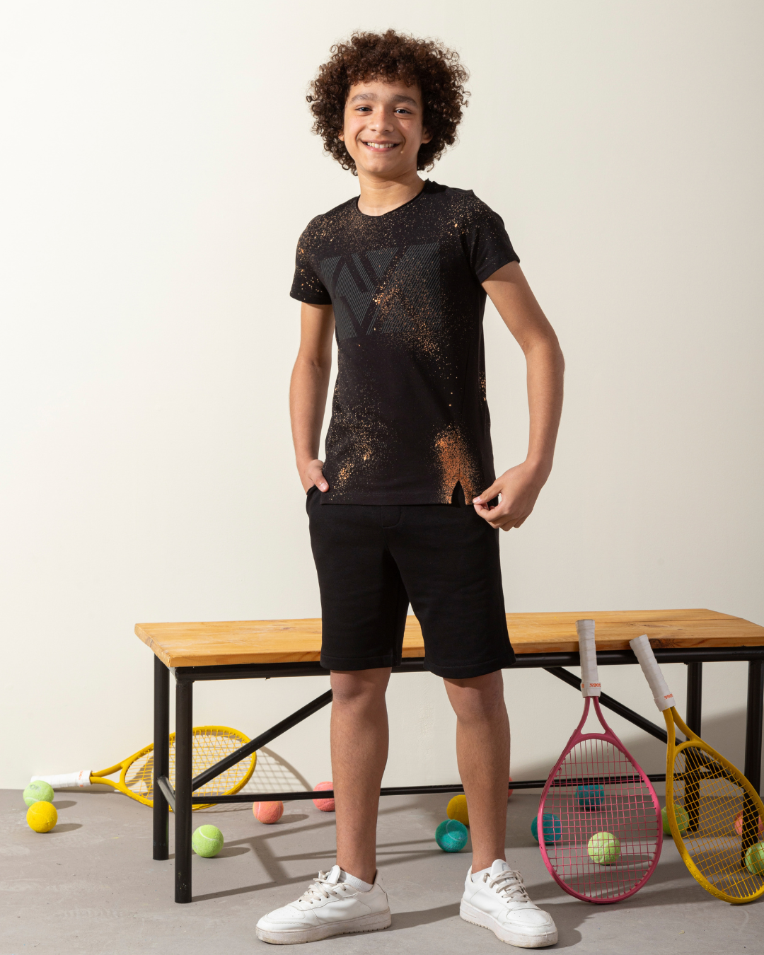 My boys' pajamas are shorts