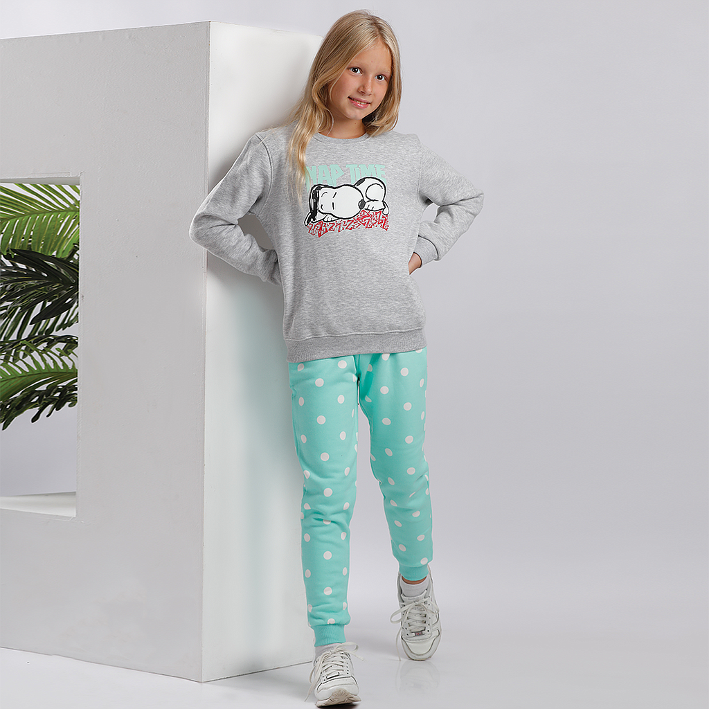 NAP TIME بيجاما بناتي سنوبي