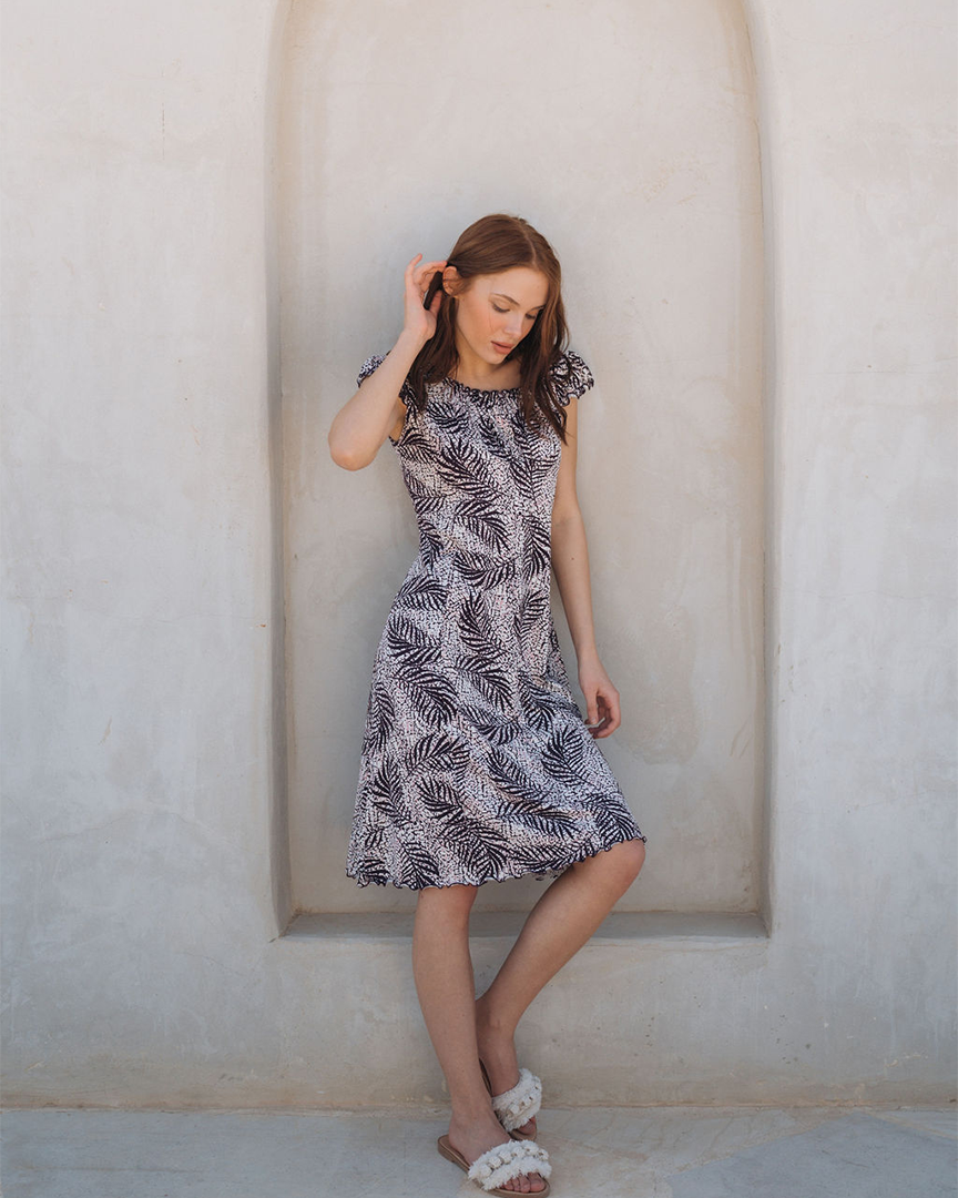 Japanese women's floral short shirt