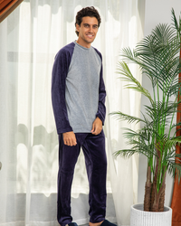 بيجامه رجالي قطيفه مطرز حصان