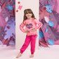 MEOW girls pajamas heart