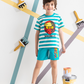 ningacoboys' pajama shorts with stripes