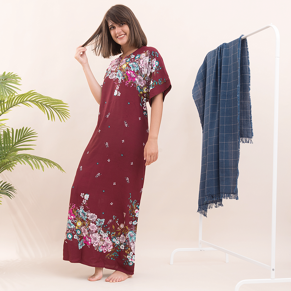 قميص فسكوز نص كم 10