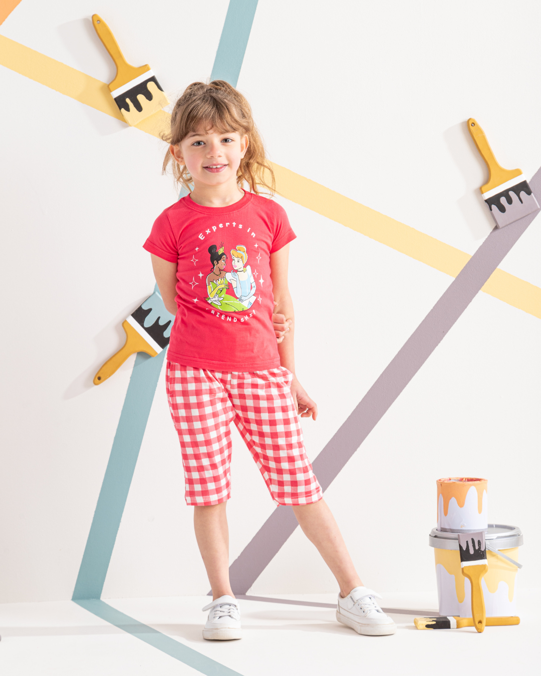 Cinderella بيجامة بناتي Disney