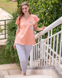 Bonne Nuit بيجامه حريمي نجوم