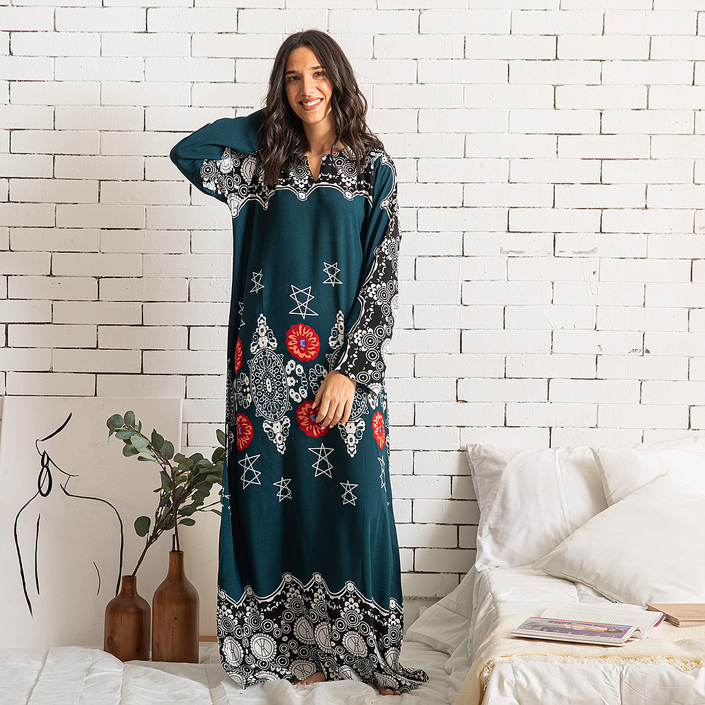 قميص بكم21 فسكوز مشجر