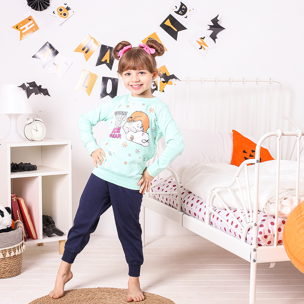 ice bear girls' pajamas