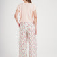 Wild Flowers women's pajamas with printed viscose pants