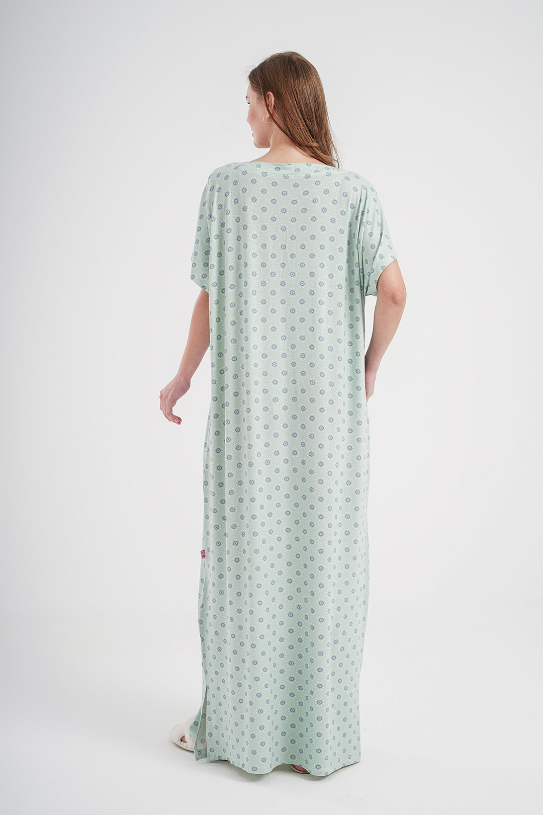 جلابيه حريمي فسكوز مطبوع