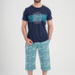 SUMMER PARADISE Men's pajama shorts with print
