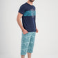 SUMMER PARADISE Men's pajama shorts with print