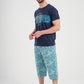 SUMMER PARADISE Men's pajama shorts with print