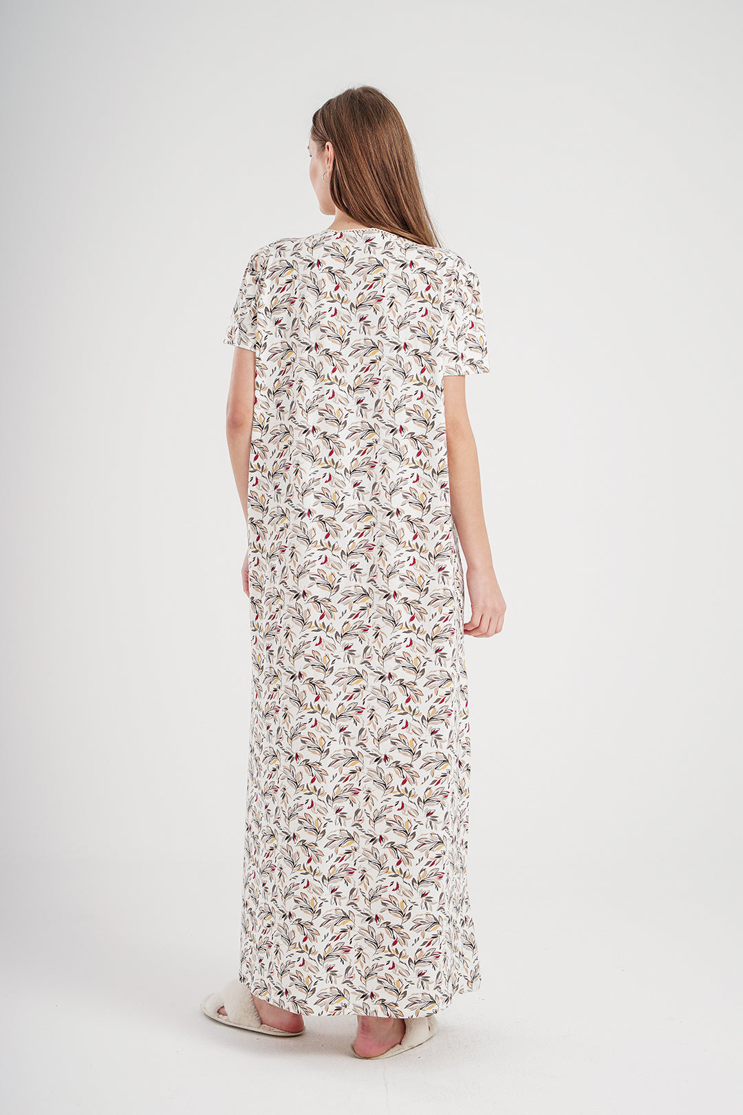 Jalabiya for women, printed with Brassula