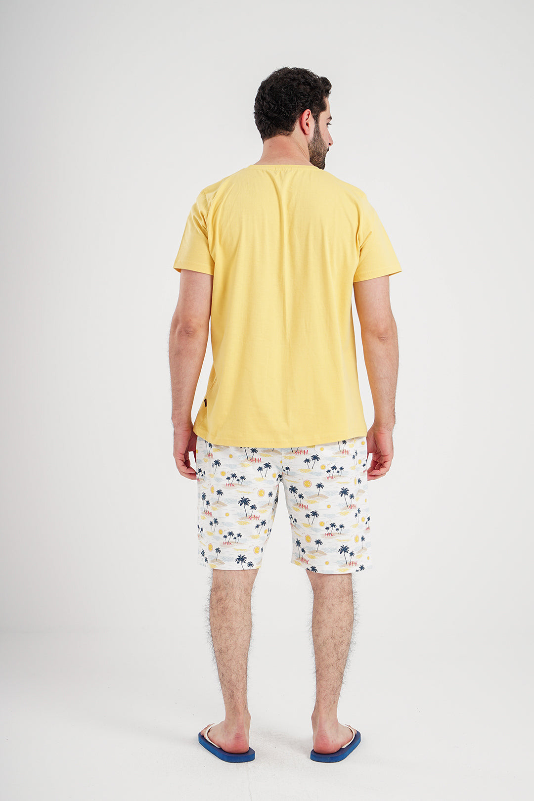 paradise men's pajamas printed shorts