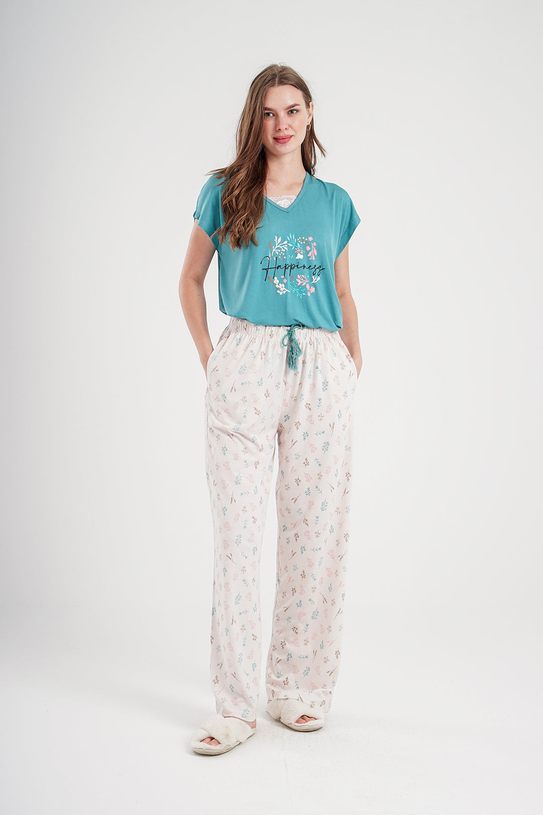 Happiness Women's Pajama Pants Modal Lycra