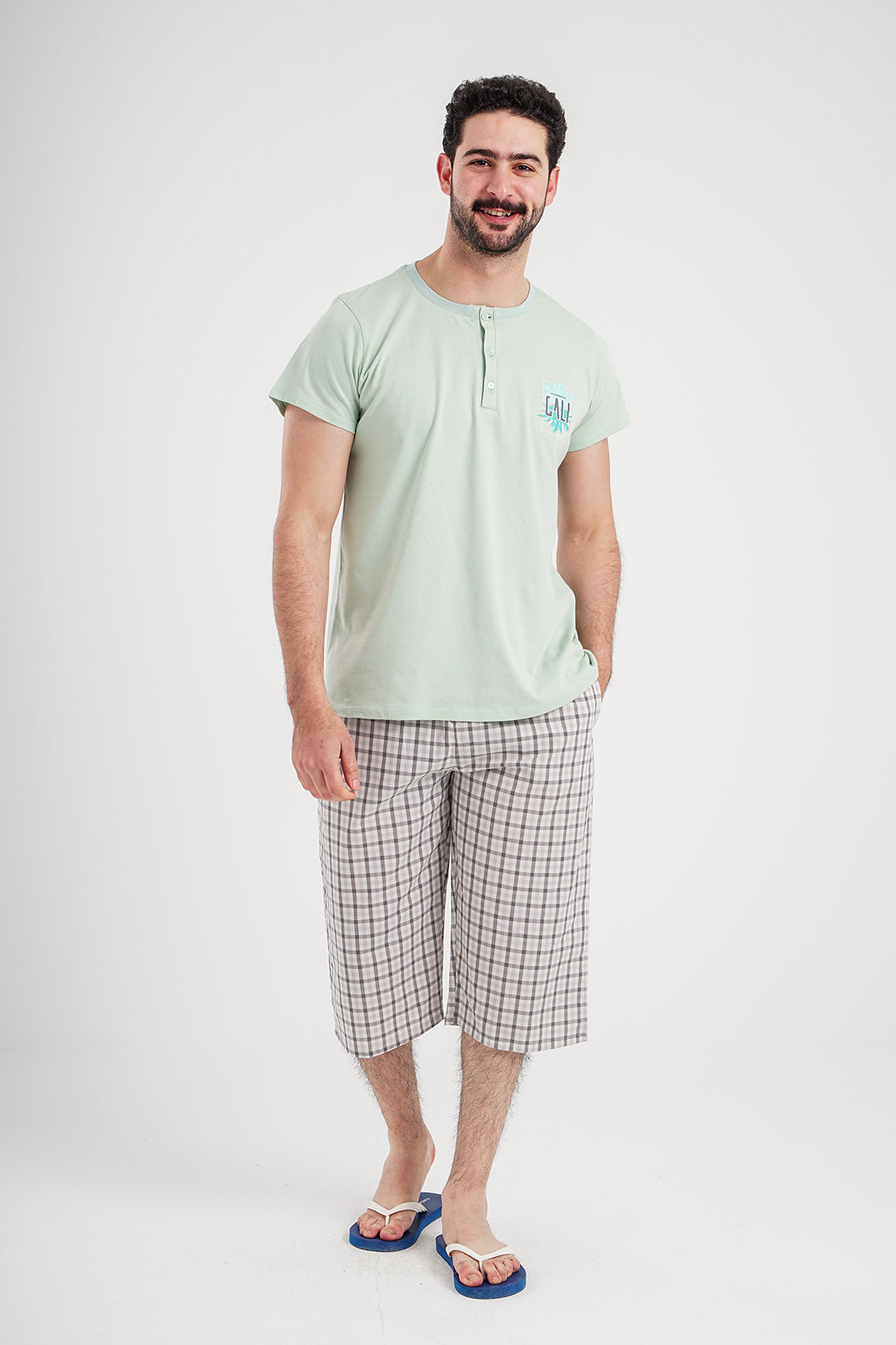 CALI بيجاما رجالي بنتاكور كاروهات