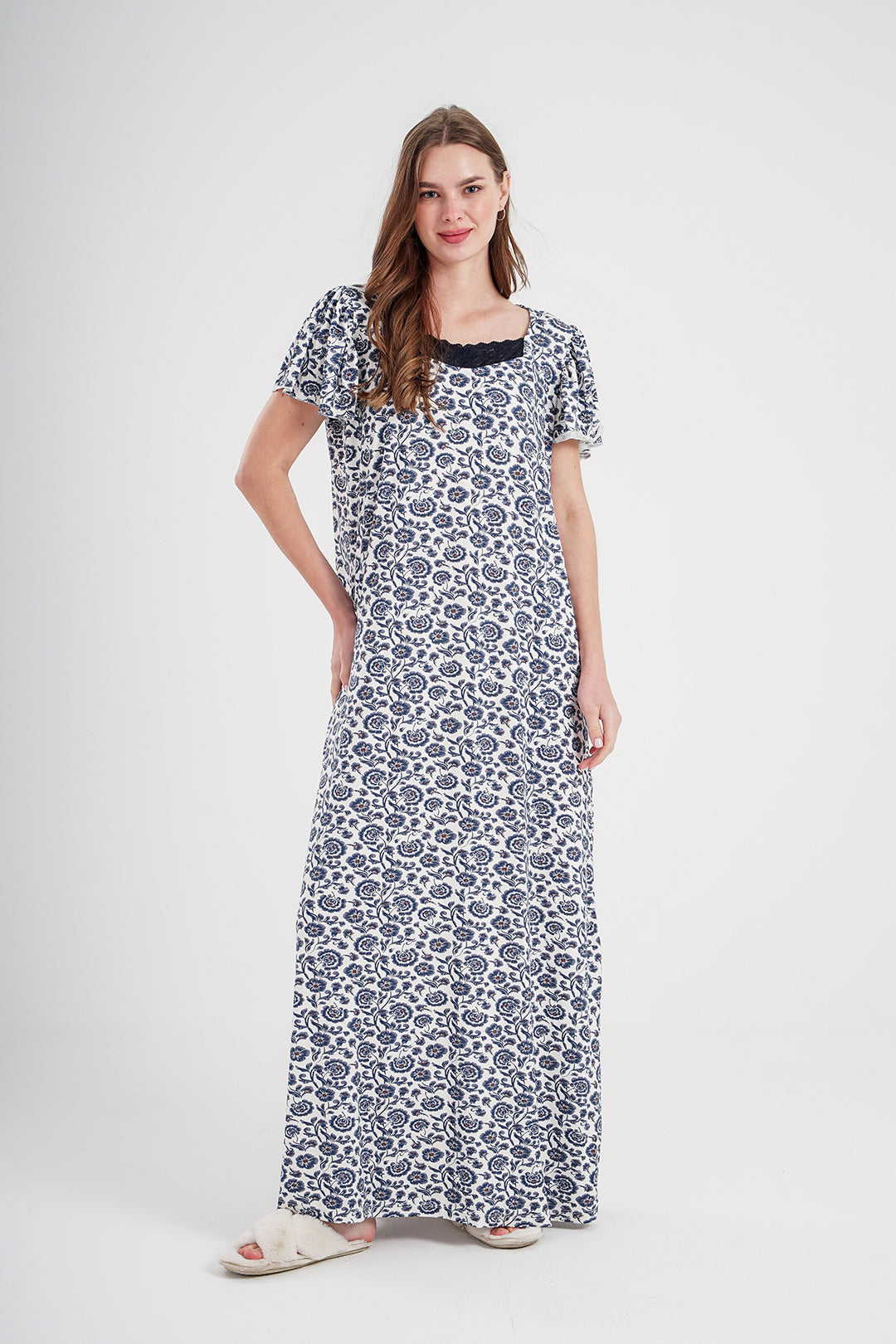 Women's viscose printed galabia