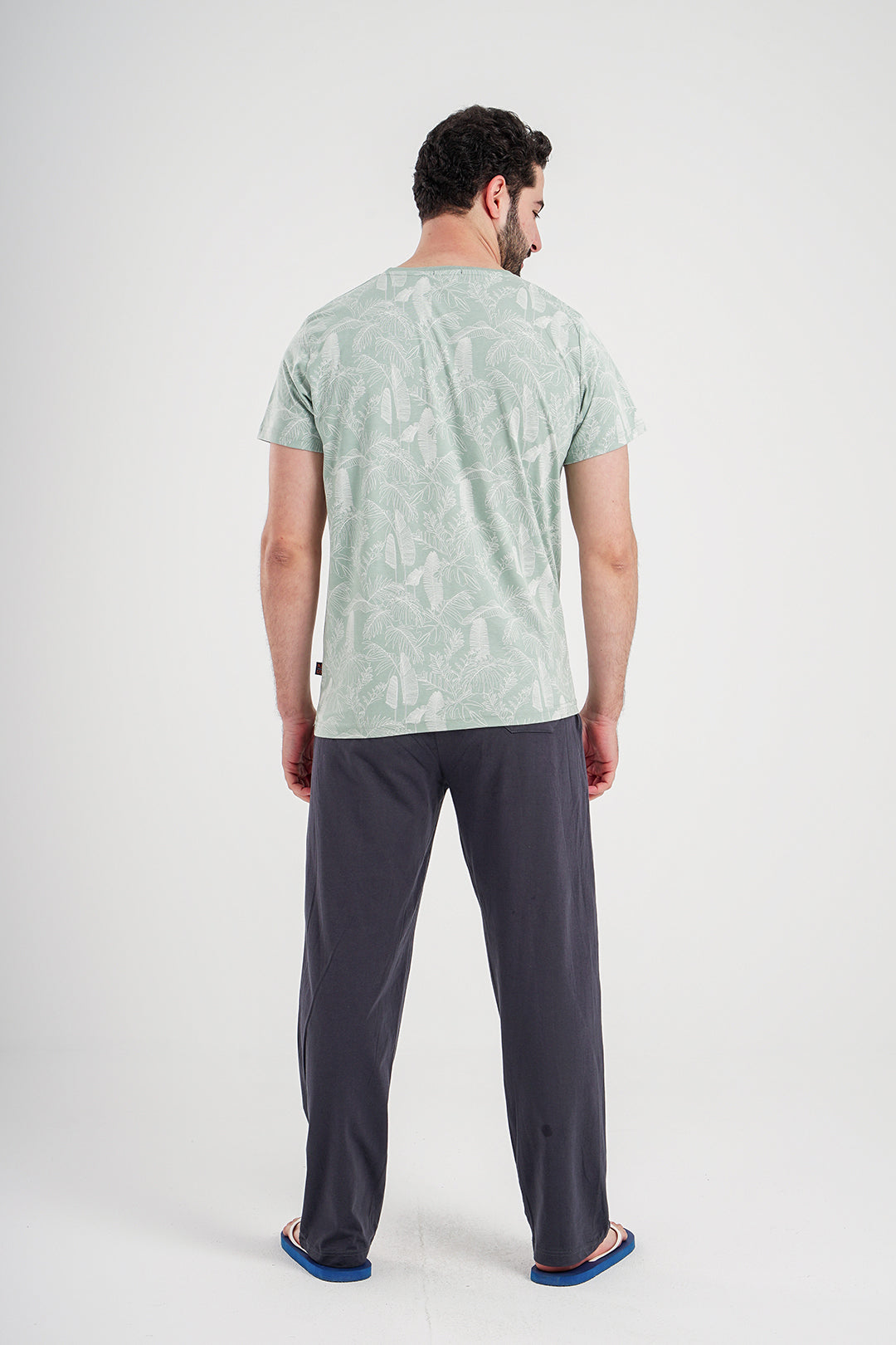 Make Smart Choise بيجاما رجالي بنطلون مطبوع