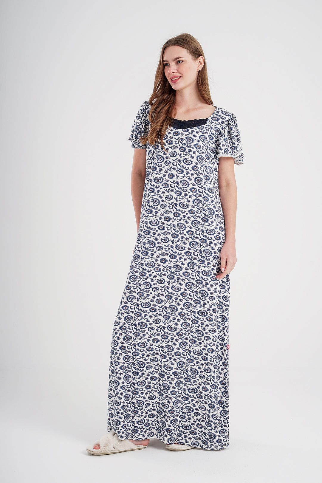 Women's viscose printed galabia