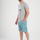 beach men's pajamas printed shorts