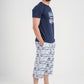 Aloha Hawaii Men's Pajama Shorts Printed