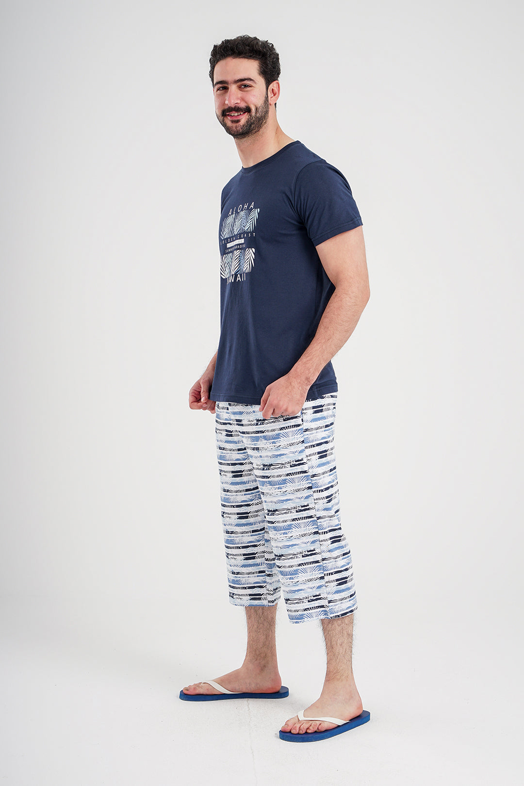 Aloha Hawaii Men's Pajama Shorts Printed