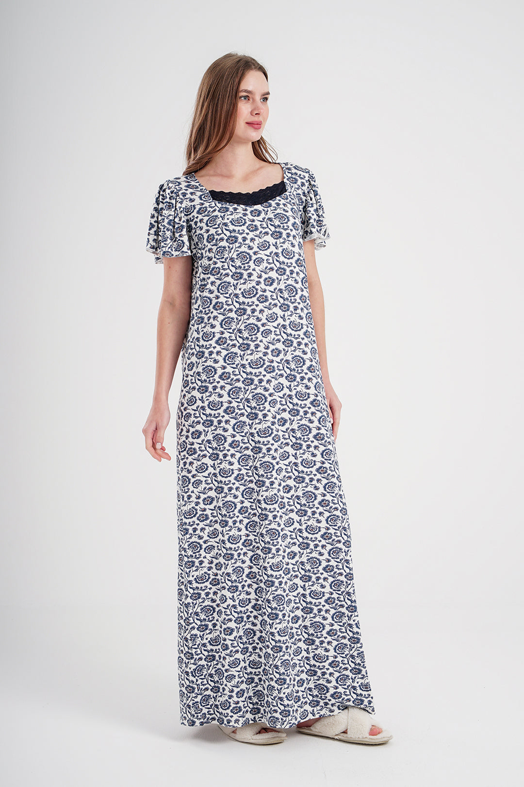 Women's viscose printed galabia