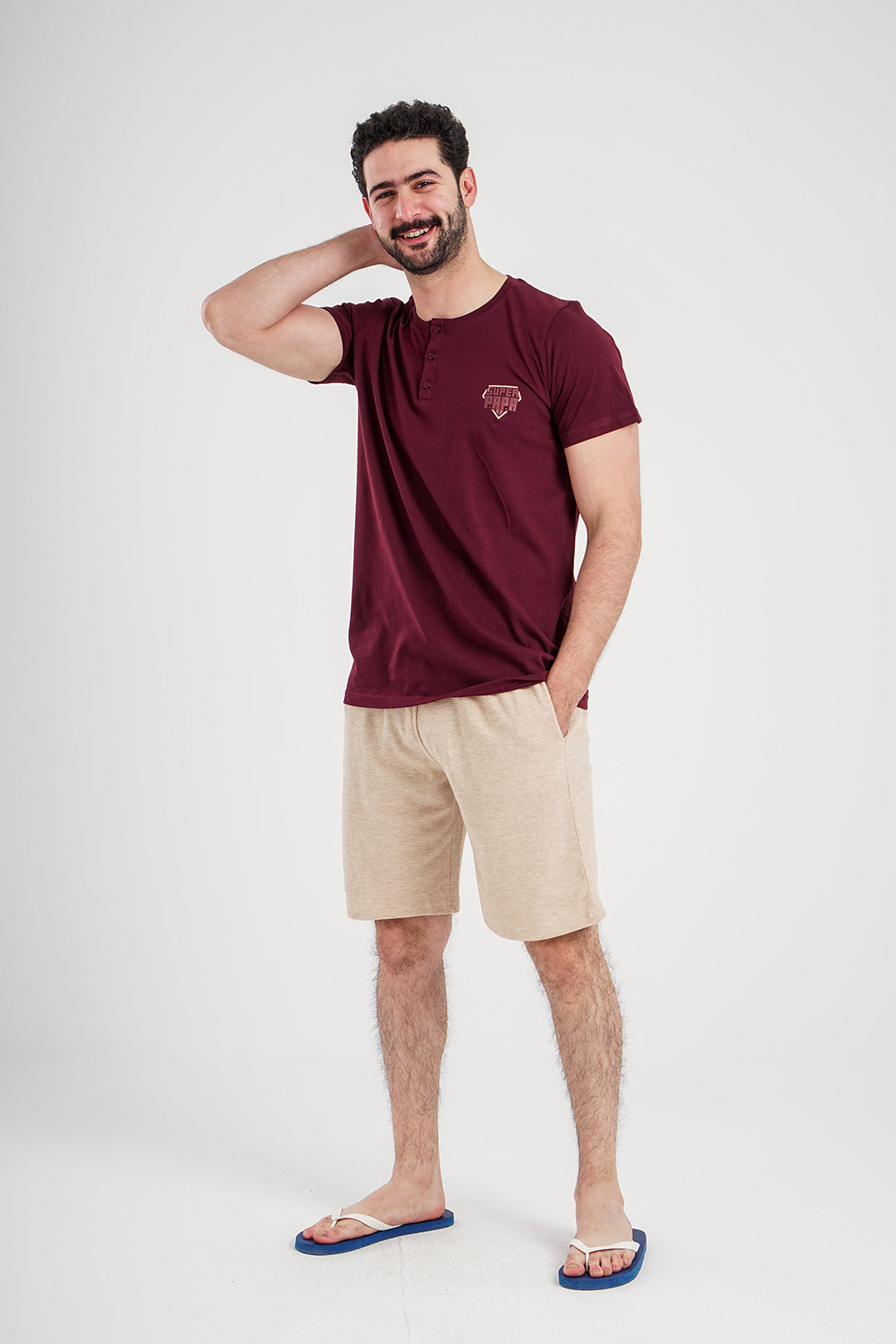 Super PaPa بيجاما رجالي جاكار