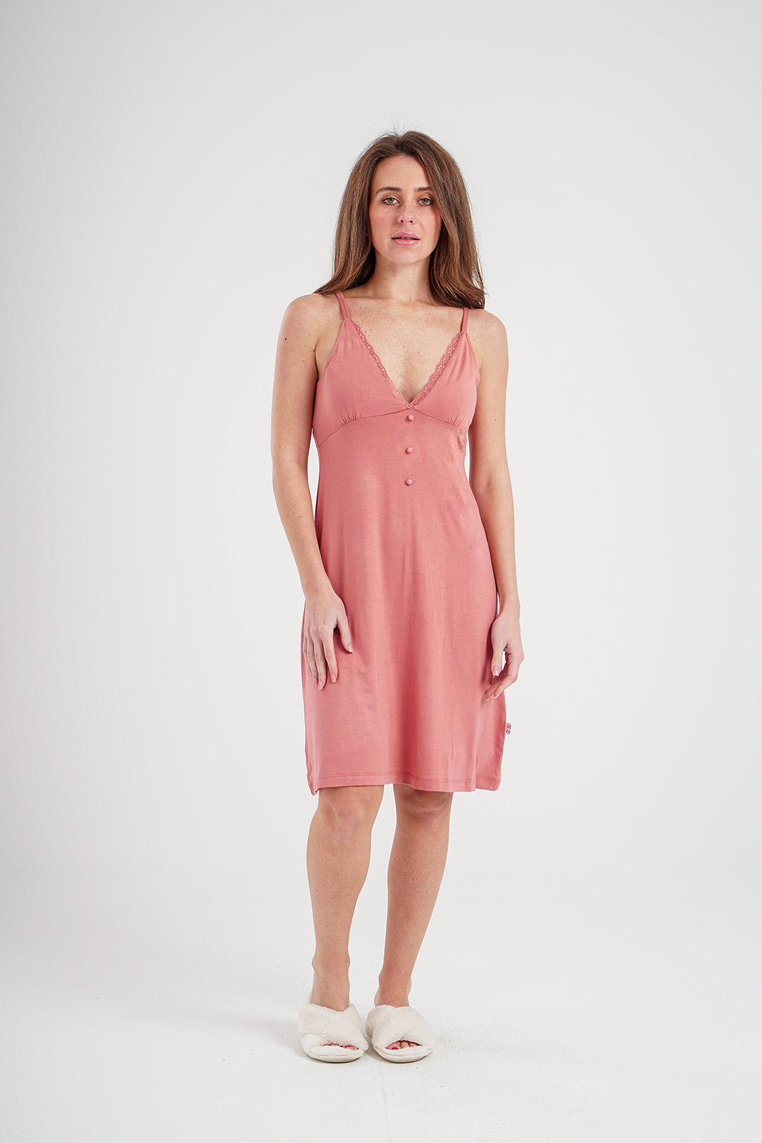 نايت شيرت حريمي فسكوز مطبوع