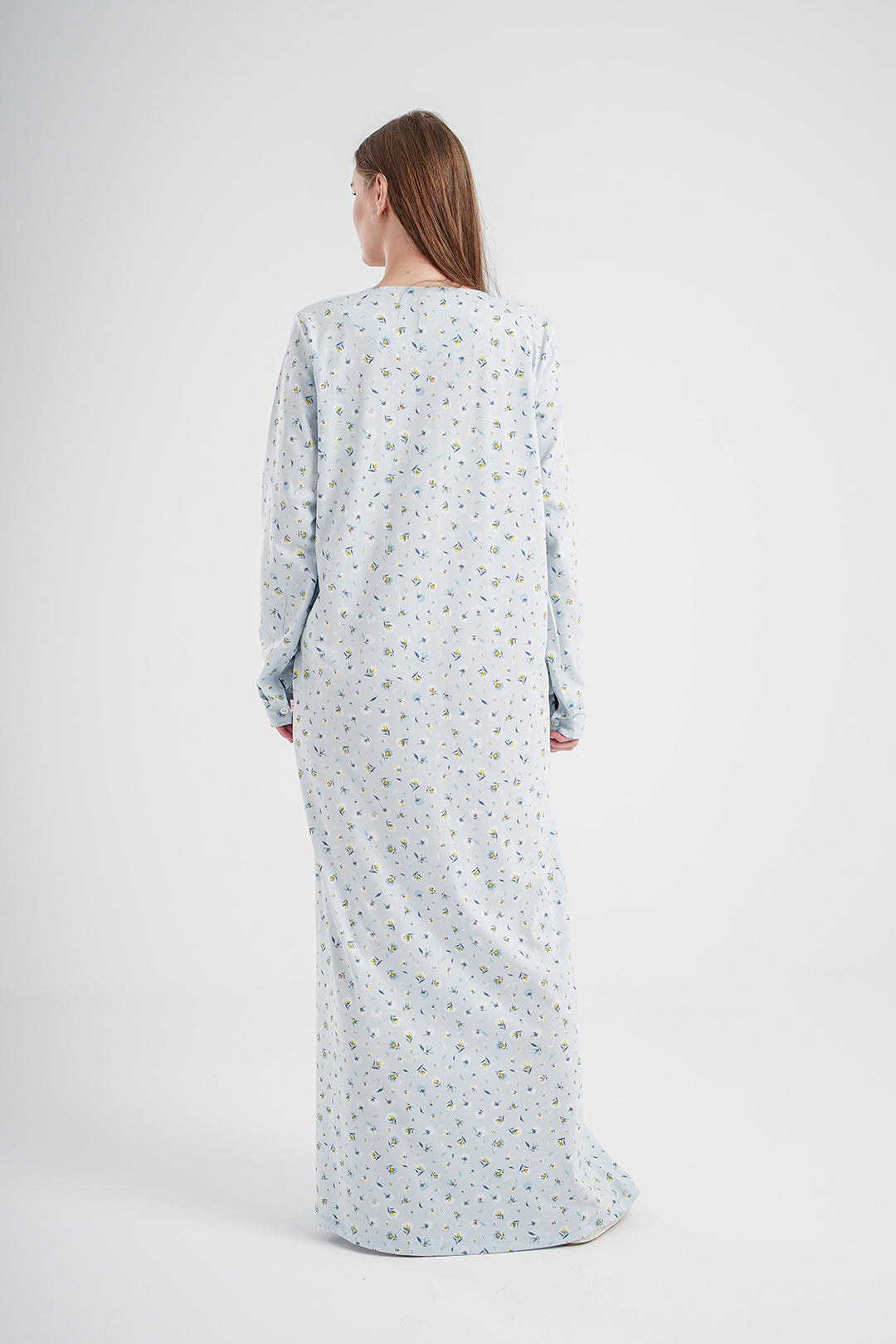 Jalabiya for women, Brassula, printed with flowers