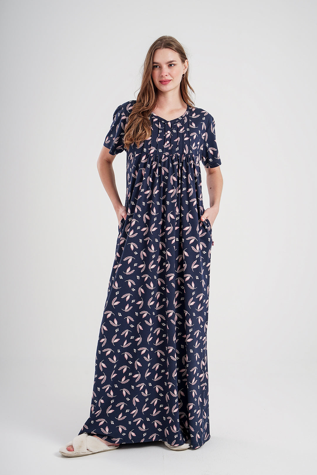 جلابيه حريمي براسولا مطبوع