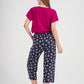 Women's pajamas with printed pants