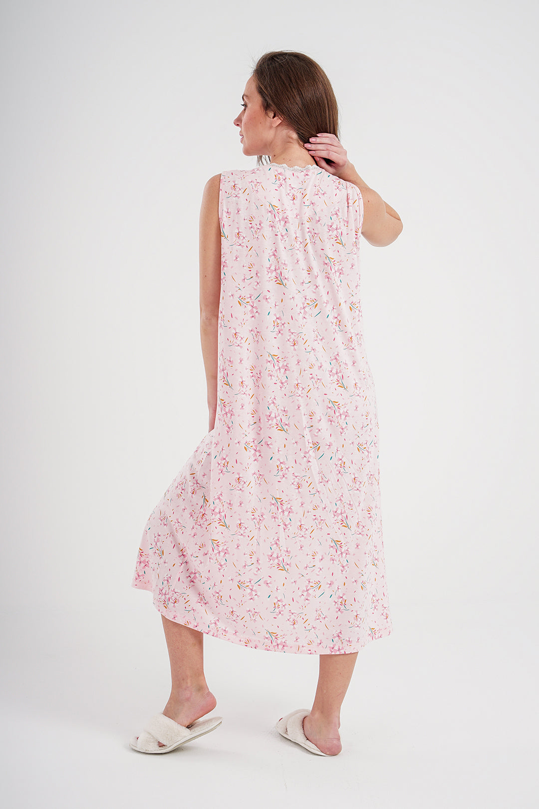 Jalabiya for women, printed modal