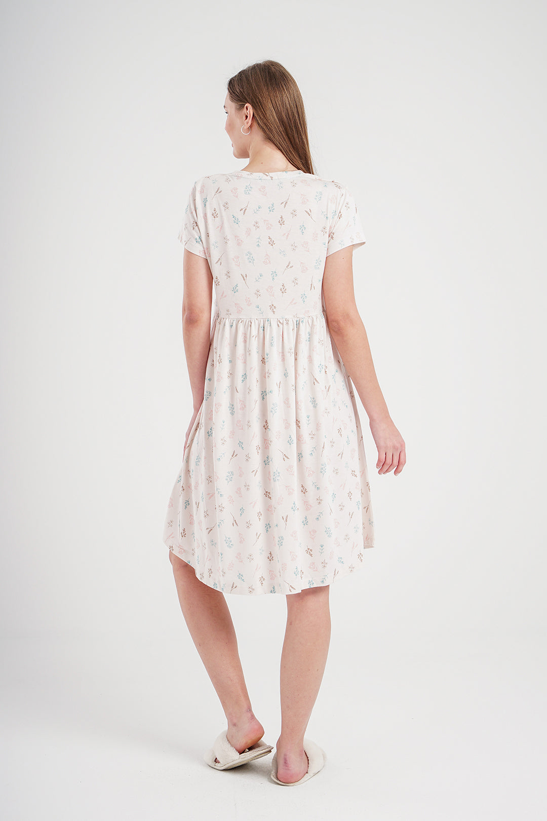 breast feedingنايت شيرت حريمي مودال ليكرا