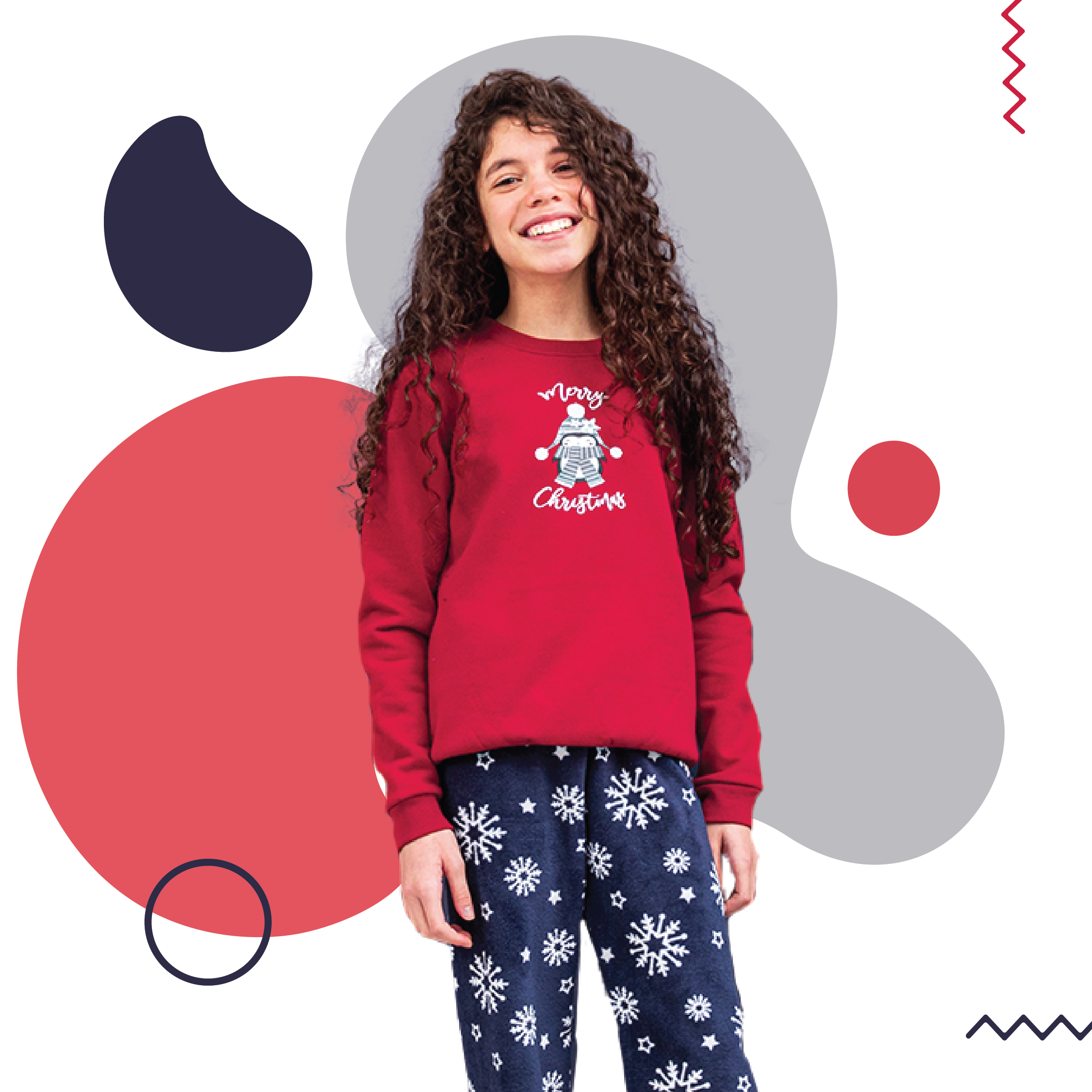 My girls merry christmas pajamas