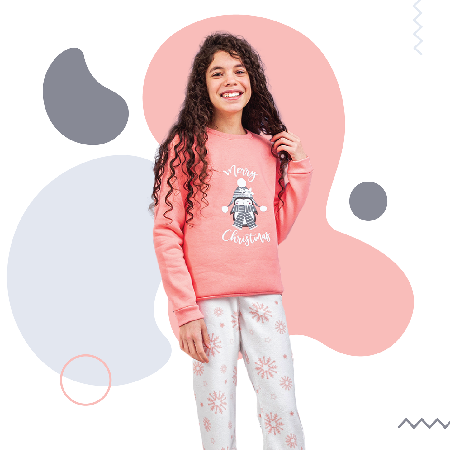 My girls merry christmas pajamas