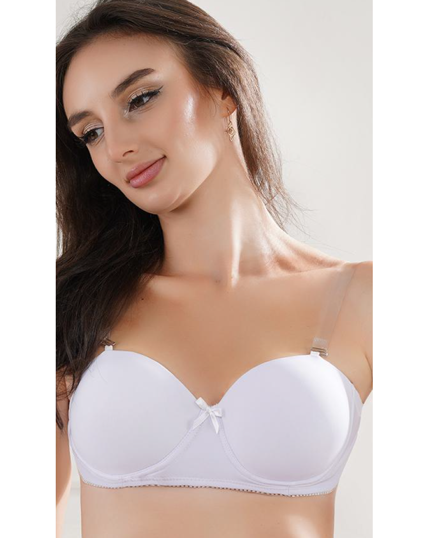 بوش اب B برا ميكروفيبر سورايه حمالة شفافة ضهر شفاف كب