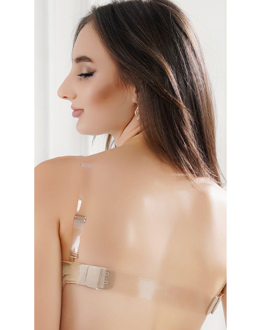 بوش اب B برا ميكروفيبر سورايه حمالة شفافة ضهر شفاف كب