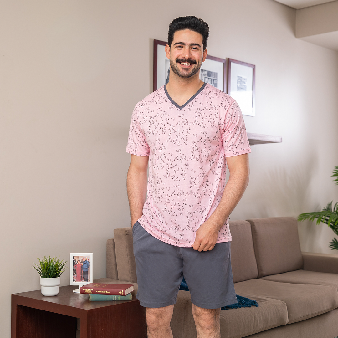 Men's pajamas rose kites