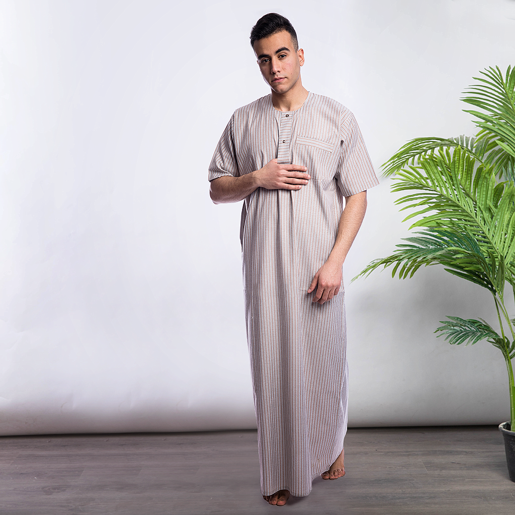 جلابية رجالي بزراير نص كم - 2segypt