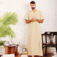 Jalabiya for men, cotton, with a pocket