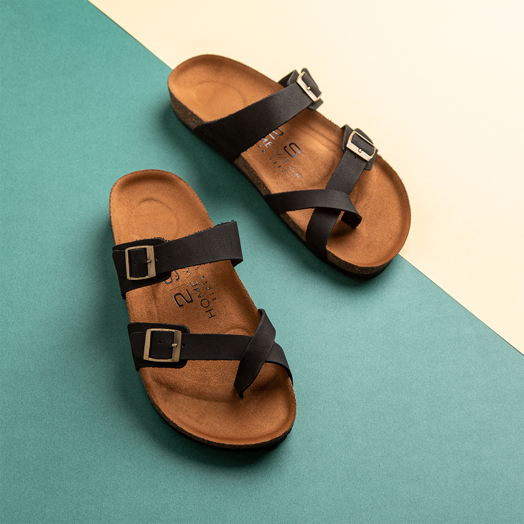 Men's classic thin leather slipper