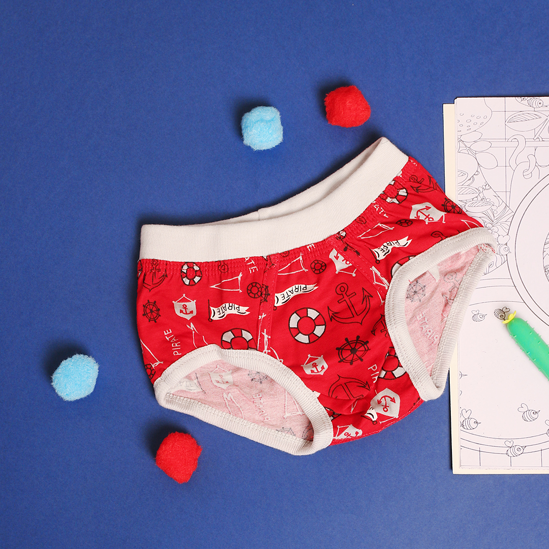 Boys' printed junior slip